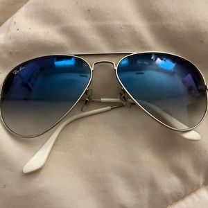 Ray Ban Blue tint aviators